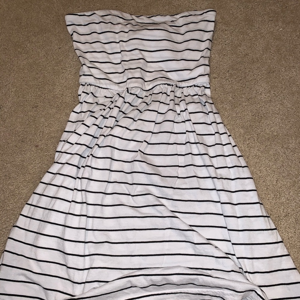 Volcom Strapless Striped Dress